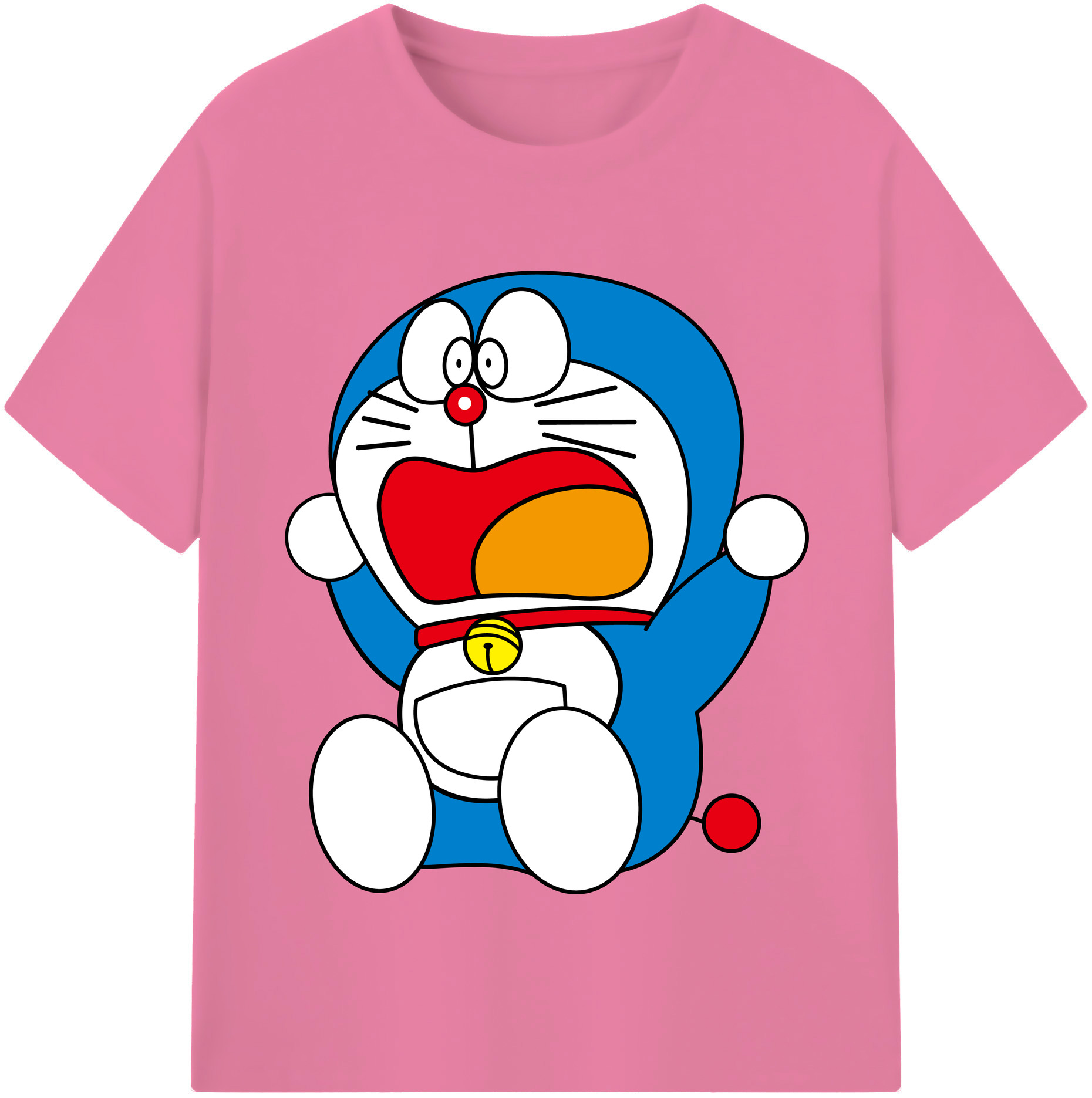 （画像用） ドラえもん Doraemon 綿100％半袖Tシャツ（フロントプリント）